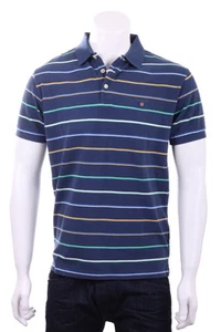 GANT Polo Maglietta Rugger a Righe Blu Cotone - Imagen 1 de 4
