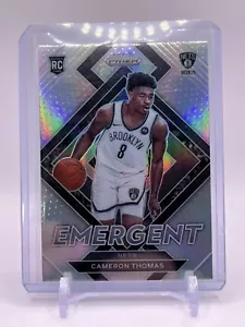 2021-22 Panini Prizm - Emergent Silver Prizm #4 Cameron Thomas (RC) - Picture 1 of 2