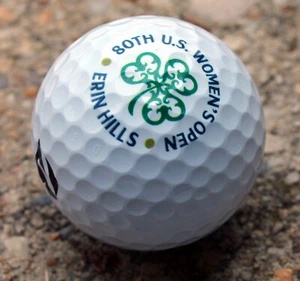 Pelota de golf 2025 para mujer abierta Erin Hills USGA logotipo trébol oficial - Imagen 1 de 1