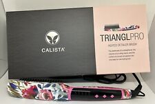 Calista TrianglPRO Triangl Pro Heated Hair Detailer Brush Fancy Floral RARE READ