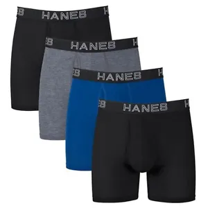 Hanes Best Total Support Pouch Boxer Brief 4 Pack Size Small - Picture 1 of 7