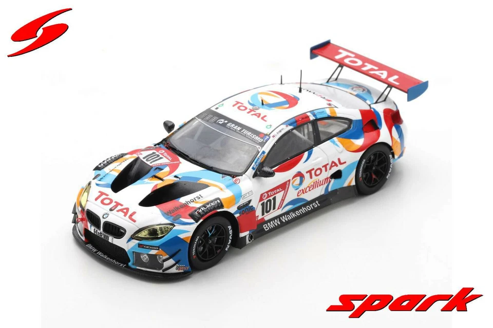 Spark 1/43 BMW M6 GT3 #101 24H Nürburgring 2020 SG691 - Immagine 1 di 1