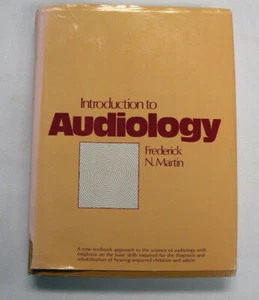 Textbook: Introduction to Audiology, Hardcover, by Frederick N. Martin - Imagen 1 de 3