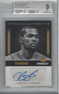 KEVIN DURANT 2013-14 PINNACLE AUTOGRAPHS #116 EXCH BGS 9/AU 10 - Picture 1 of 1