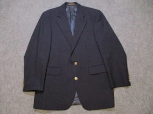 Vintage Chaps Ralph Lauren Sakko Herren 42 Navy Blazer Schurwolle 2 Knopf - Bild 1 von 19