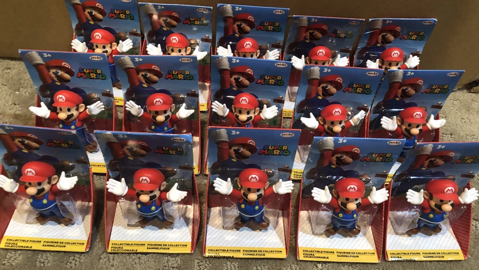 Lote de 15 figuras Jakks Pacific Super Mario 2,5". Mario juguetes nuevos Foto 1 de 4