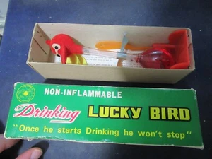 RARE Vintage 1960's Toy, LUCKY BIRD, in Original Box and Papers - Picture 1 of 9