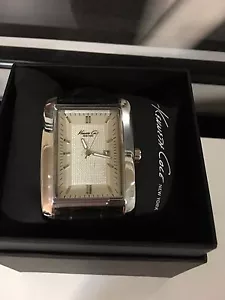 Kenneth Cole New York Herrenuhr schwarz Leder 10026926 - Bild 1 von 4