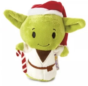 Hallmark Itty Bittys Star Wars Weihnachten Urlaub Yoda Plüschtier neu Baby Yoda - Bild 1 von 2