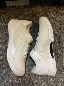 Nike Kobe 8 Protro Low Halo Size 5M/6.5W FJ9364-100 New Triple White Basketball - Picture 1 of 9