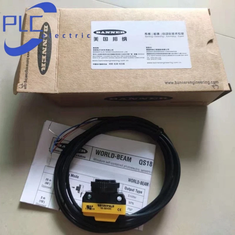 Banner QS18VP6LD Photoelectric sensor switches brand new free shipping - Image 1 of 3