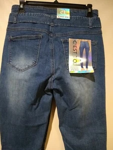 C' EST TOI Women's Denim Collection High Waist Skinny Pants Size 9 ( 616) NEW - Picture 1 of 12