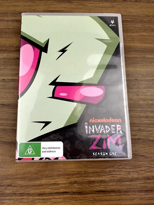 Invader Zim Season One DVD 4-Discs VGC 36 Eps Region 4 - Image 1 of 4