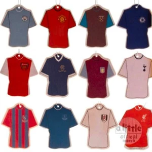 Football Air Freshener Car Mirror Hang Kit T Shirt Top Club Team Gift Present FC - Picture 1 of 16