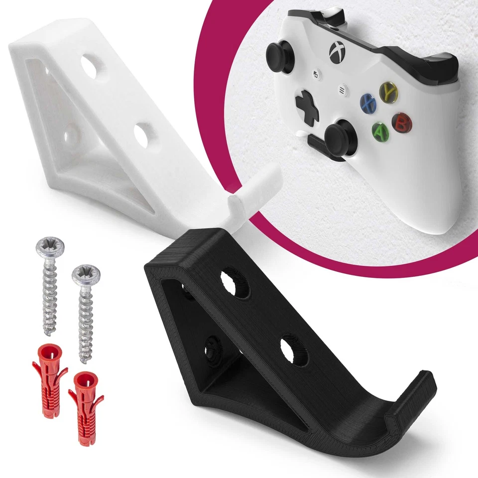 MOBILEFOX Wand Halterung Konsolen Halter Wall Mount passend für XBOX One Controller