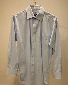 Van Heusen Mens Long Sleeve Business Dress Shirt Size Neck 40 Sleeve 86 - Picture 1 of 3