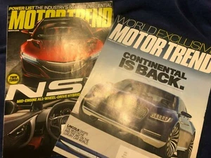 Motor Trend 2015 junio marzo lote de 2 Lincoln Continental NSX - Imagen 1 de 2