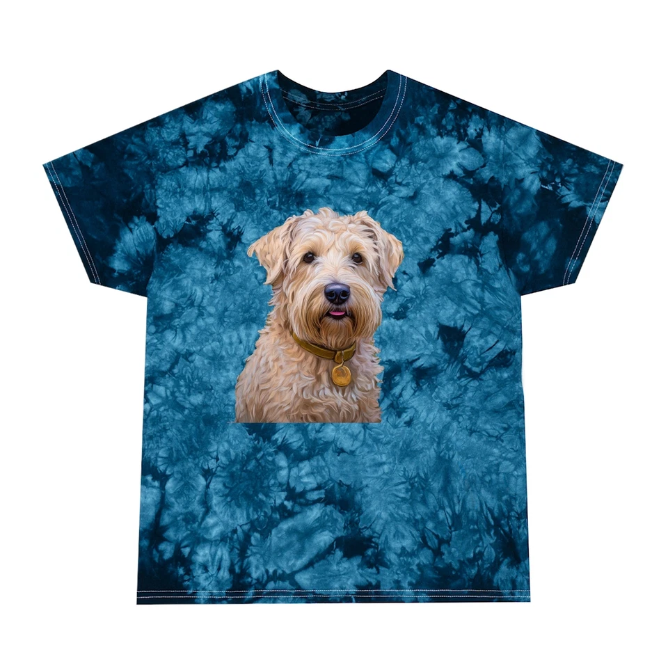 Soft Coated Wheaten Terrier - Classic Tie-Dye Tee, Crystal - Image 1 of 1
