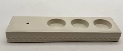 Керамический подстаканник Nora Fleming Tealight 9,75 дюйма тройные три поднятые точки - Изображение 1 из 4