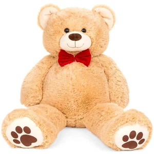Best Choice Products 38in Giant Soft Plush Teddy Bear Stuffed Animal Toy w/ Bow - Picture 1 of 5