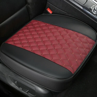 All-inclusive Car Front Seat Cover Cushion Pad Mat Non-slip Breathable Leather - Image 1 of 4