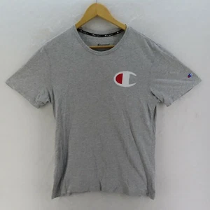 Champion T Shirt Mens Adult Size Small Grey Short Sleeve Casual - Picture 1 of 9