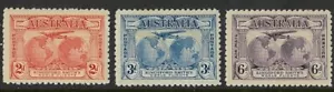 1931 Australian MNH Stamps Set - 2d/3d/6d Kingsford Smith's World Flights Series - Bild 1 von 1