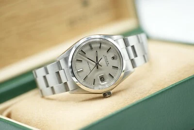 Gents Rolex Stainless Steel Oysterdate Precision 6694 Factory Silver Baton Dial - Image 1 of 4