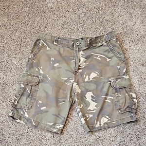 Cargo Supplies North Bay Cargo Shorts Herren Gr. 41 Baumwolle Camouflage Grün Outdoor - Bild 1 von 10