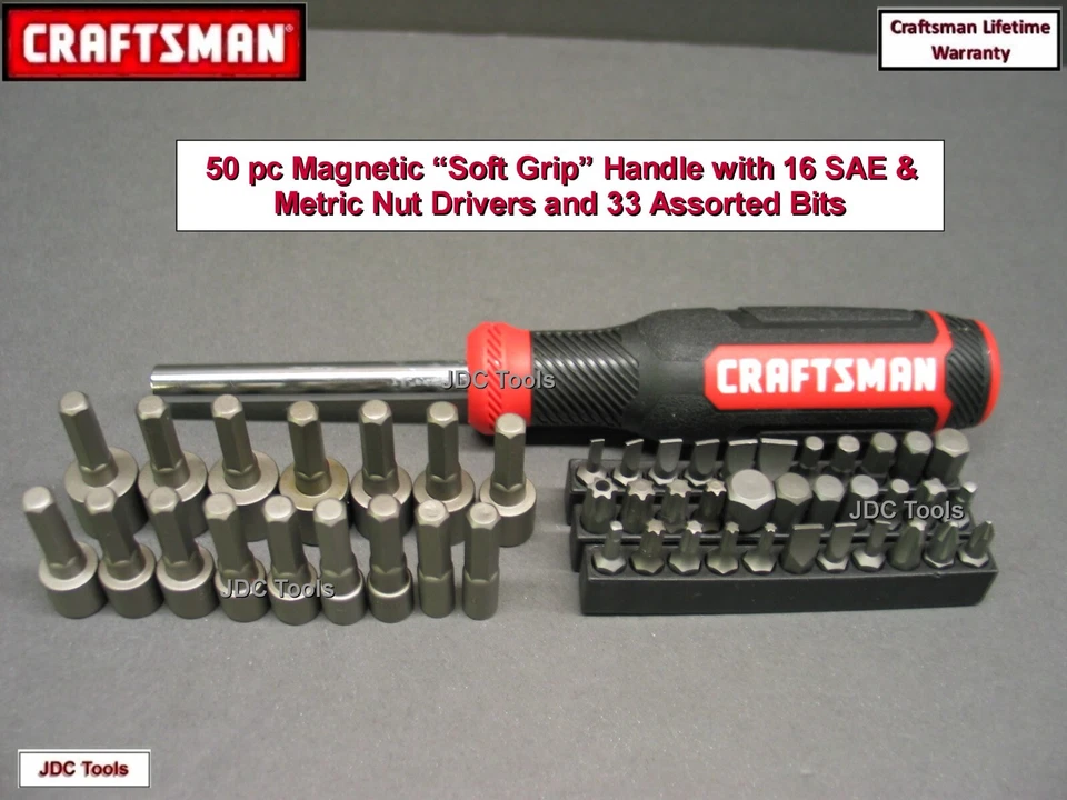 CRAFTSMAN HAND TOOLS 50pc Magnetic Torx Handle Screwdriver Nut driver set - Image 1 of 1