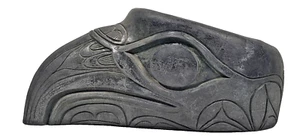 Vintage Greg Wolf Eagle Head Bowl Sculpture, Made in Victoria BC, Canada, - Picture 1 of 7