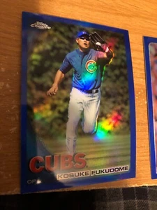 2010 Topps Chrome Refractor Kosuke Fukudome Chicago Cubs 110/199 - Picture 1 of 1