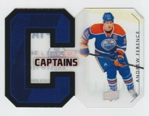 2014-15 UD SERIES ANDREW FERENCE /100 CLEARCUT CAPTAINS ACETATE Upper Deck Oiler - Bild 1 von 1