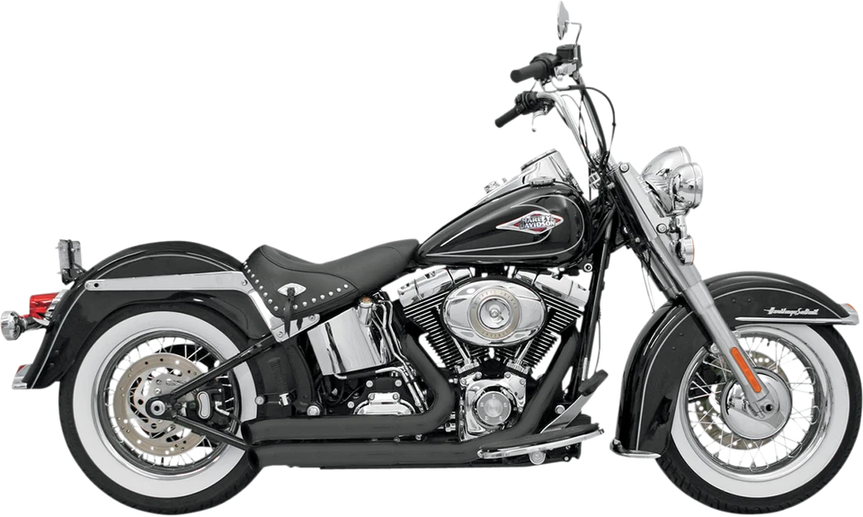 Escape Bassani FireSweep - negro Harley-Davidson Softail 1986-2017 - 12123D Foto 1 de 1