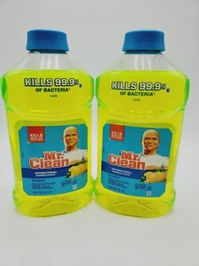 2 NEW Mr. Clean Antibacterial Multi Purpose Cleaner Summer Citrus 45 fl oz - Picture 1 of 4