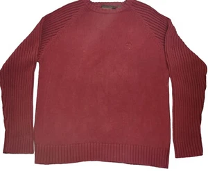 Timberland Heavy Knit Sweater Crew Neck Long Sleeve Men's Size Large - Picture 1 of 9