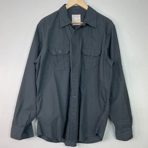 Colours Alexander Julian Shirt Large Gray Pocket Cotton Long Sleeve Casual Men's - Picture 1 of 11