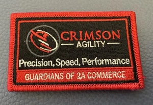 Crimson Agility PATCH GUN RIFLE Tactical SHOT SHOW 2025 Firearm - Picture 1 of 8