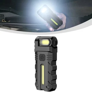 Tragbare 1000 Lumen Schlüsselanhänger Taschenlampe Magnetfuß USB C Wiederaufladbar - Bild 1 von 19