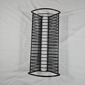 Horizontal Metal CD Storage Stand Rack Tower Holds 20 Jewel Cases - Picture 1 of 5