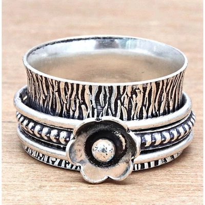 Spinner Anxiety Handmade Silver Jewelry  "8" - Image 1 of 4