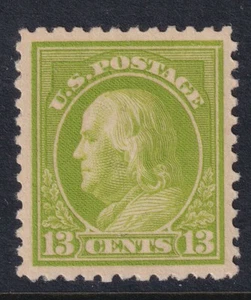 Ben Franklin Sc 513 1919 MNH XF 13c sello único verde manzana (HD - Imagen 1 de 1