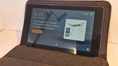 Amazon Fire HD 7 (7. Generation) 8GB Schwarz WiFi Tablet, sehr guter Zustand - Bild 1 von 3