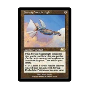 WOTC MtG Planeshift Skyship Weatherlight - Ver. 1 (R) (Foil) EX- - Picture 1 of 1