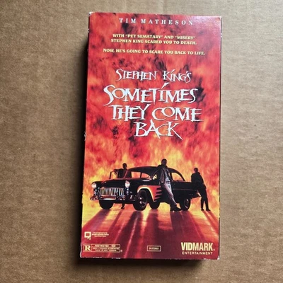 SOMETIMES THEY COME BACK Stephen King Horror VHS Tape Scary - Image 1 of 4