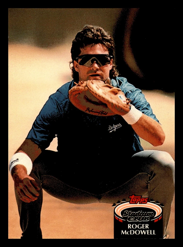 Roger McDowell 1992 Stadium Club #804 Los Angeles Dodgers Mint - Image 1 of 2