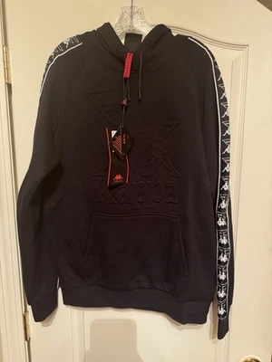 Faze Clan x Kappa Auténtica Sudadera con Capucha Diseño Negro Talla Grande Nueva Con Etiquetas Foto 1 de 4