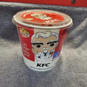 Pop Funko Shop Exclusive KFC Bucket w/#05 Colonel Sanders Gold & T-Shirt XL - Picture 1 of 4