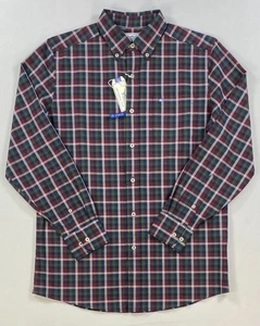 Men's Southern Tide Button Down Classic Fit Cotton Blend Plaid LS Shirt Size S - Picture 1 of 4