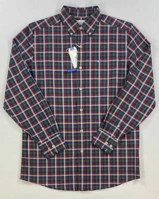 Men's Southern Tide Button Down Classic Fit Cotton Blend Plaid LS Shirt Size S - Image 1 of 4